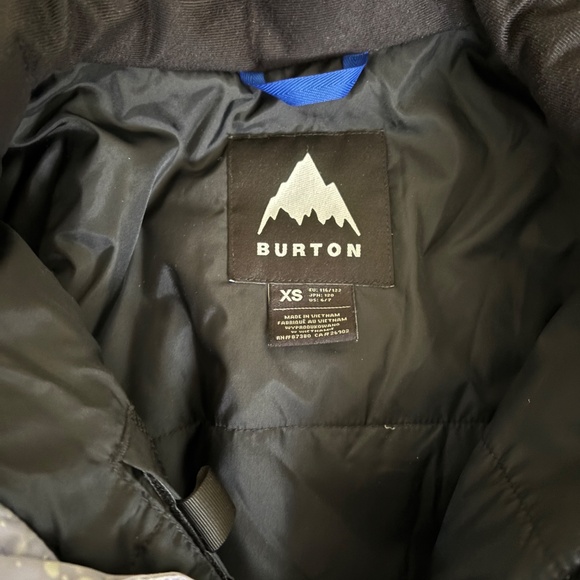 BURTON girls winter jacket ski snowboard XS - Picture 2 of 2